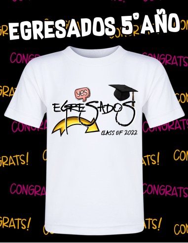 Remera Egresados Secundaria