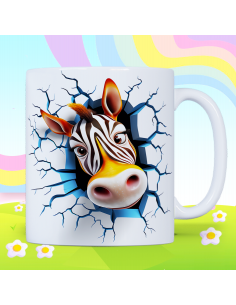 Taza infantil 3D - Animales
