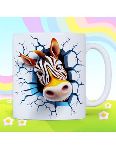 Taza infantil 3D - Animales