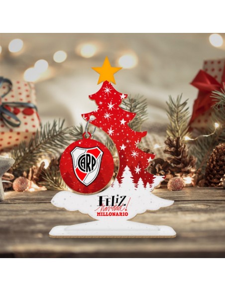 991194-MLA47978718550_102021,Arbolitos De Navidad - Madera - River - Boca -racing -futbol