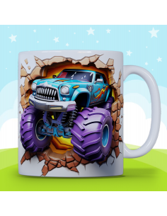 Taza infantil 3D - Autos