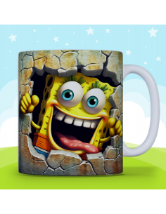 Taza infantil 3D - Bob esponja