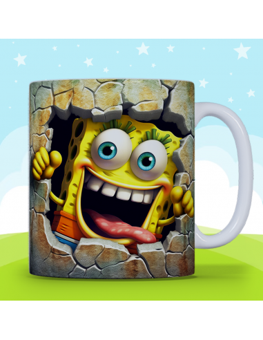 Taza infantil 3D - Bob esponja