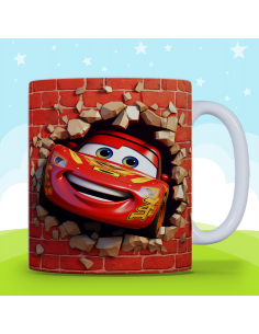 Taza infantil 3D - Cars 2