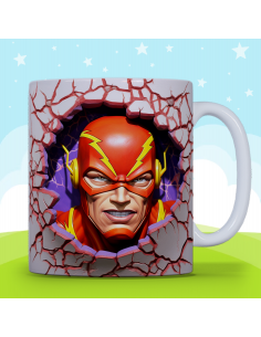 Taza infantil 3D - Flash