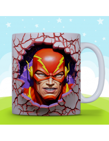 Taza infantil 3D - Flash