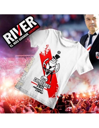 929402-MLA48352434493_112021,Remera Hombre - River Plate Campeon 2021 - Gallardo - Copa