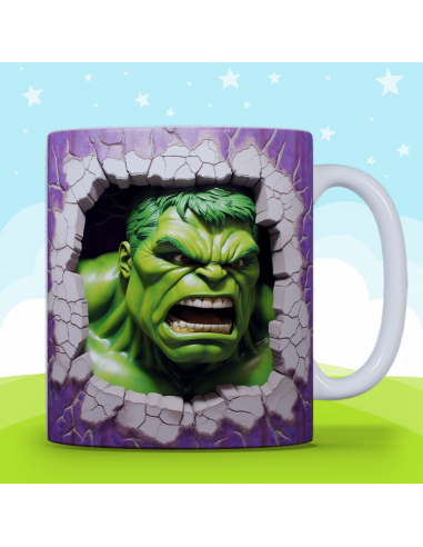 Taza infantil 3D - Increible Hulk
