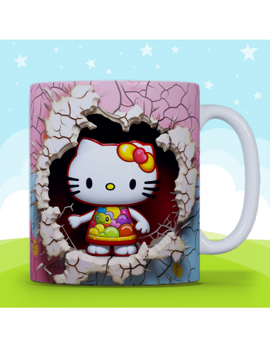 Taza infantil 3D - Hellow Kitty