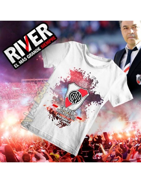 915695-MLA48352403812_112021,Remera Hombre - River Plate Campeon 2021 - Gallardo - Copa