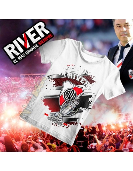 754382-MLA48352417634_112021,Remera Hombre - River Plate Campeon 2021 - Gallardo - Copa