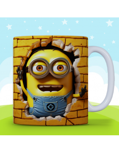 Taza infantil 3D - Minions