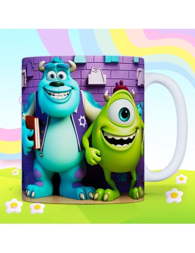 Taza infantil 3D - Monster Inc