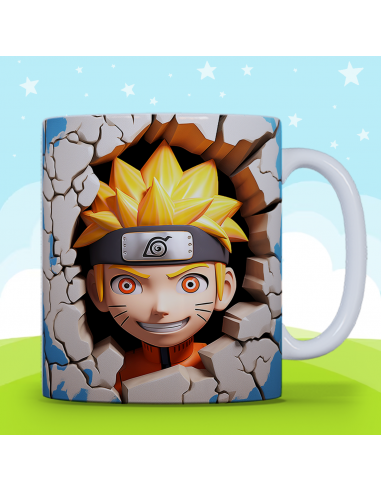 Taza infantil 3D - Naruto