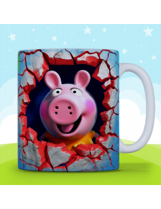 Taza infantil 3D - Peppa Pig