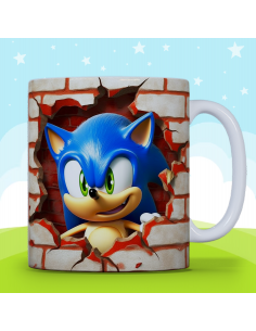 Taza infantil 3D - Sonic 2