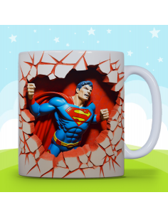 Taza infantil 3D - Superman