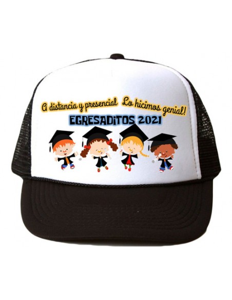 964183-MLA48231572621_112021,Gorros Trucker - Niños - Egresaditos - Pandemia -jardín 2021