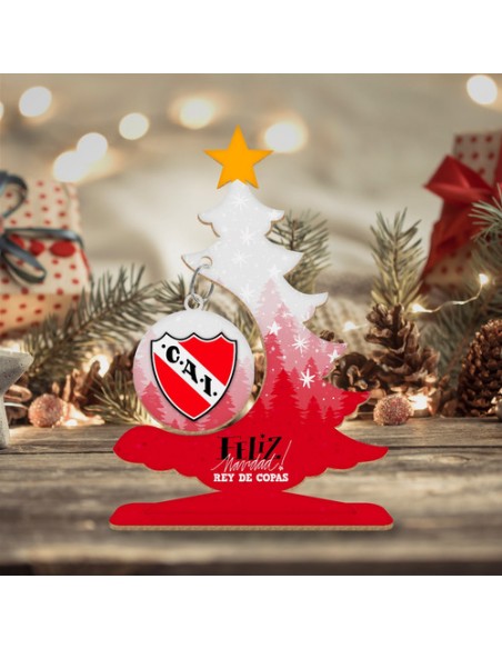 707266-MLA47978697722_102021,Arbolitos De Navidad - Madera - River - Boca -racing -futbol