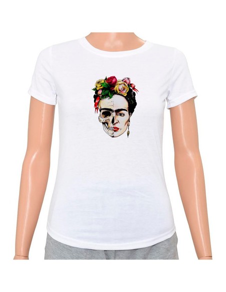 986074-MLA49761755099_042022,Remeras Mujer - Frida Kahlo - Diseño - Moda - Canchero