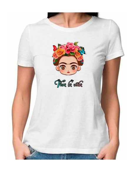 921318-MLA49761766073_042022,Remeras Mujer - Frida Kahlo - Diseño - Moda - Canchero