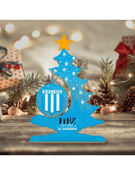712006-MLA47978747264_102021,Arbolitos De Navidad - Madera - River - Boca -racing -futbol