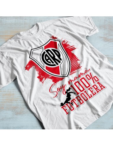 Remera Mujer - mamá futbolera - River...