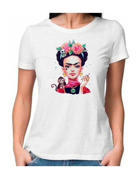 785940-MLA49761704477_042022,Remeras Mujer - Frida Kahlo - Diseño - Moda - Canchero