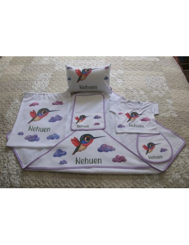 Ajuar 6 productos - Toallon - Body -...