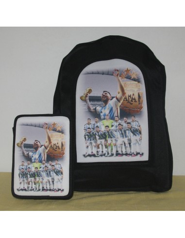 Combo Mochila + Cartuchera 2 pisos -...