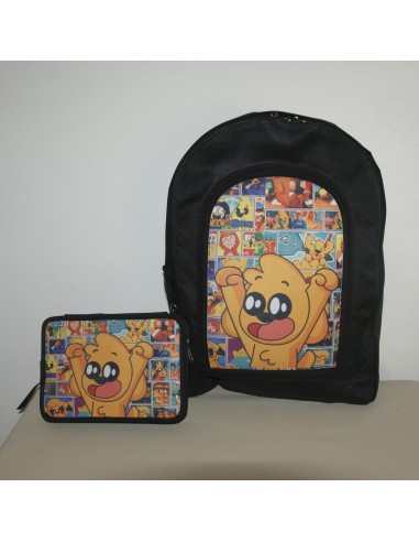 Combo Mochila + Cartuchera 2 pisos -...