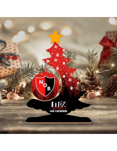674772-MLA47978688775_102021,Arbolitos De Navidad - Madera - River - Boca -racing -futbol