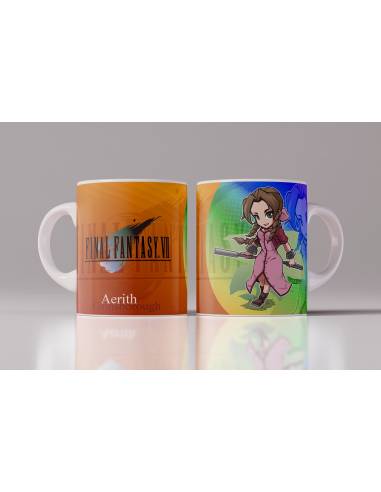 Taza polímero de Final Fantasy VII