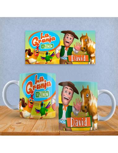 Taza polímero La granja de Zenon