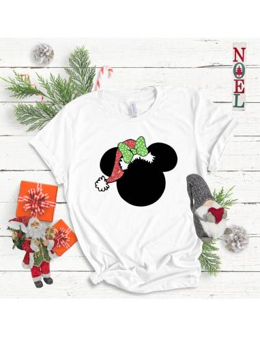 Remera mujer - Mickey - Navidad