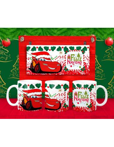 Taza Cars - Navidad