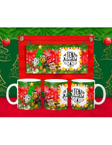 Taza Paw Patrol - Navidad