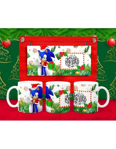 Taza Sonic - Navidad