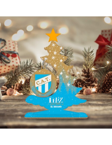 770978-MLA47978773127_102021,Arbolitos De Navidad - Madera - River - Boca -racing -futbol