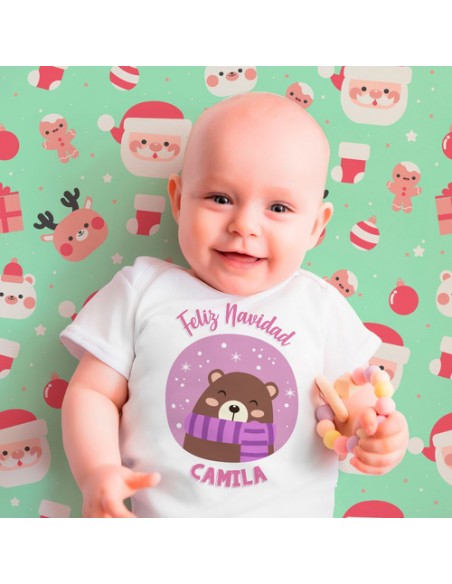 733961-MLA47978289419_102021,Body De Bebe  - Feliz Navidad - Papa Noel - Dibujos Tiernos 