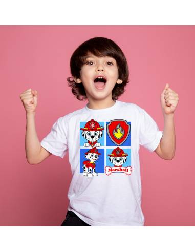 Remera niño - Paw Patrol - Marshall