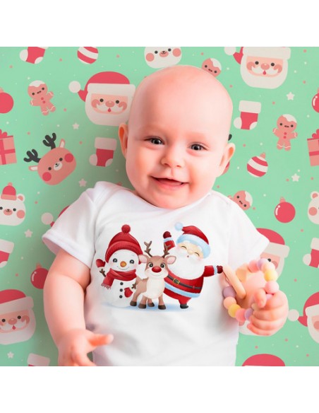 927898-MLA47978322332_102021,Body De Bebe  - Feliz Navidad - Papa Noel - Dibujos Tiernos 