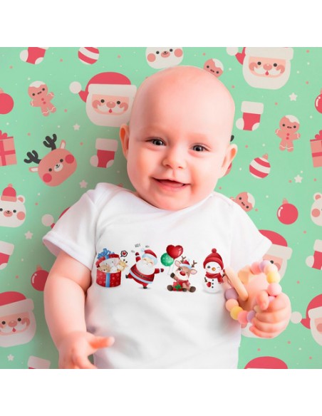 780390-MLA47978238683_102021,Body De Bebe  - Feliz Navidad - Papa Noel - Dibujos Tiernos 
