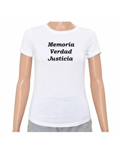 Remera Mujer - Memoria, Verdad Y...