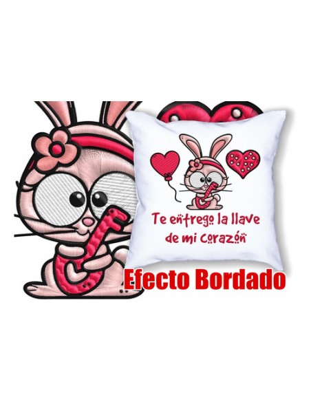 942873-MLA48926570488_012022,Almohadon -san Valentin-dia De Los Enamorados-efecto Bordado