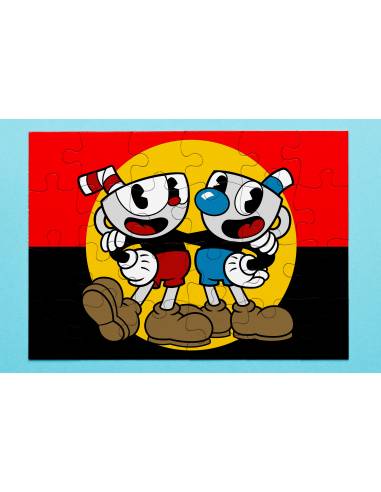 Rompecabezas 30 piezas - Cup Head