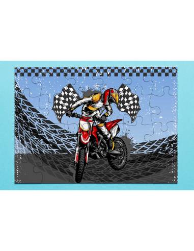 Rompecabezas 30 piezas - Moto