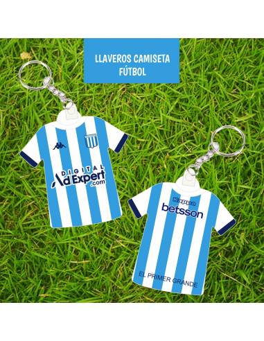 Llavero camiseta de futbol - Racing