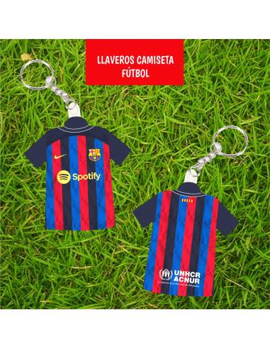 Llavero camiseta de futbol - Barcelona