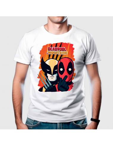 Remera - Deadpool - Wolverine